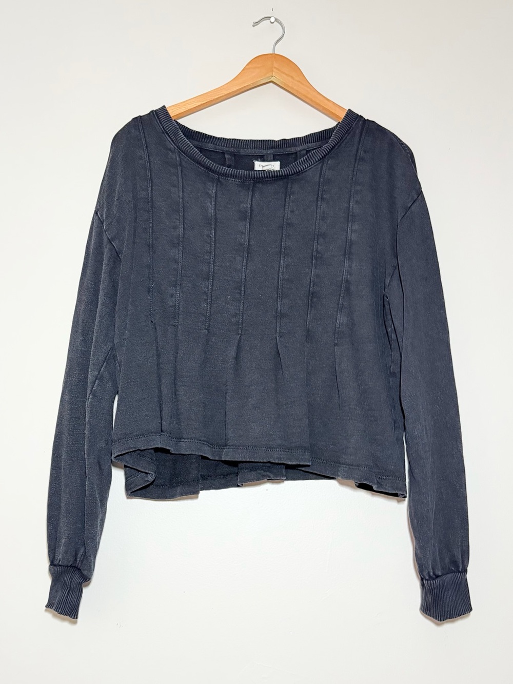 Anthropologie Pilcro Box Pleated Sweatshirt